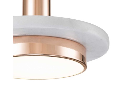 Подвесной светильник Escada 10260/1 LED*12W Gold/White marble