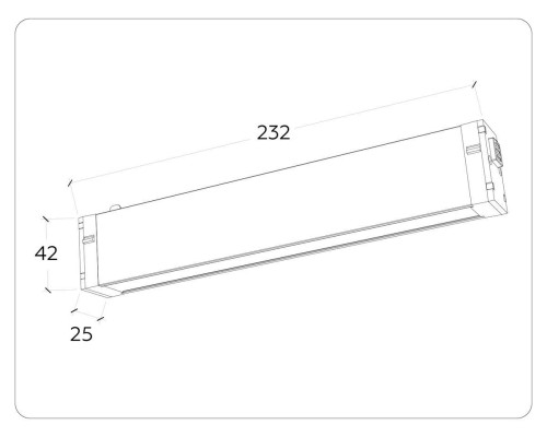 Трековый светодиодный светильник Ambrella Light Track System Magnetic 220V GL1262