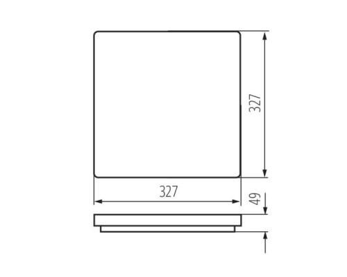 Потолочный светодиодный светильник Kanlux Varso 26983