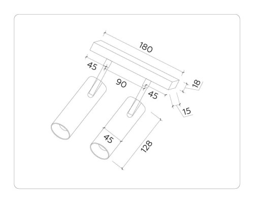 Трековый светодиодный светильник Ambrella light Track System GL3901