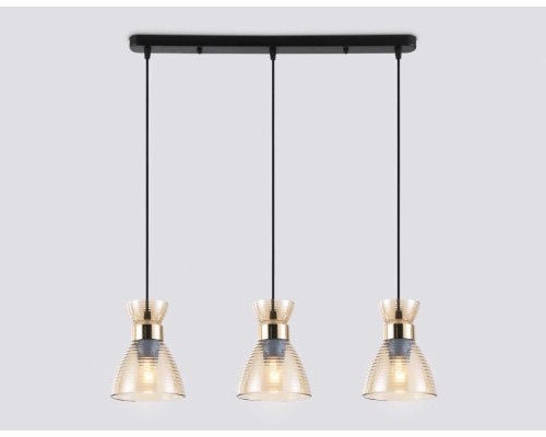 Светильник подвесной со стеклянными плафонами Ambrella light Traditional TR3404