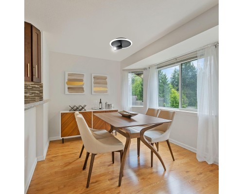 Потолочный светодиодный светильник Escada 20046SMA/01LED BK