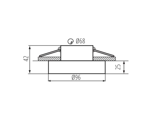 Точечный светильник Kanlux ELICEO DSO B/B 35280
