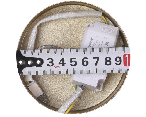 Светильник подвесной Natali Kovaltseva LED LAMPS 81117/1C Triangle 7Вт Золото 3200 / 4300 / 6500К