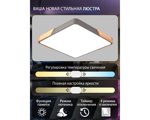 Потолочный светодиодный светильник Natali Kovaltseva LED LAMPS 81413