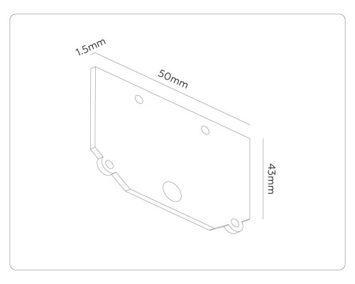 Комплект заглушек для шинопровода Ambrella Light TRACK SYSTEM GL1990