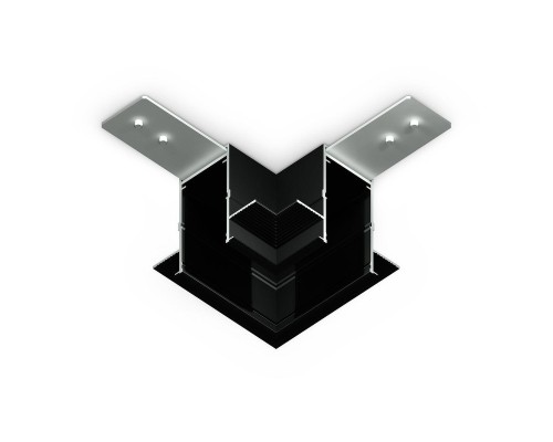 Коннектор L-образный встраиваемый Ambrella Light Track System Magnetic 220V GL1040