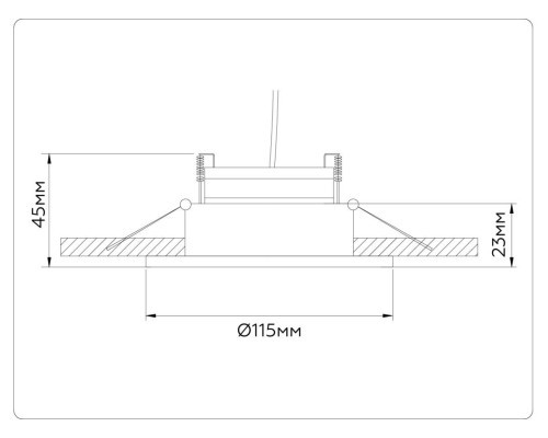 Встраиваемый светильник Ambrella light TECHNO SPOT TN51914