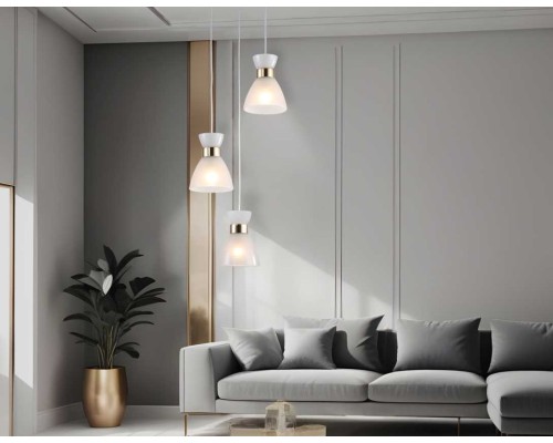 Светильник подвесной со стеклянными плафонами Ambrella light Traditional TR3402