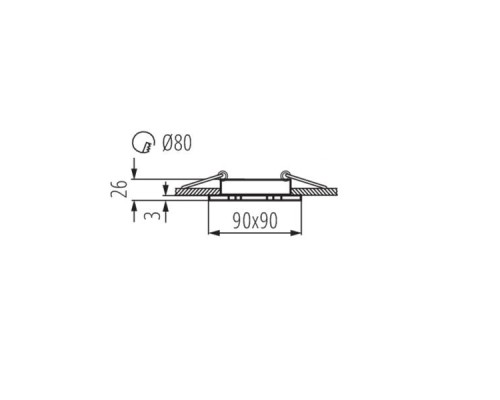 Точечный светильник Kanlux Seidy 18289