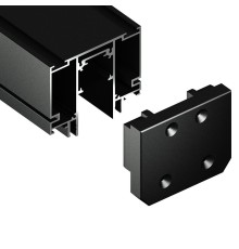 Заглушка Ambrella light Track System для магнитного шинопровода Magnetic 48V (2шт) GL3610