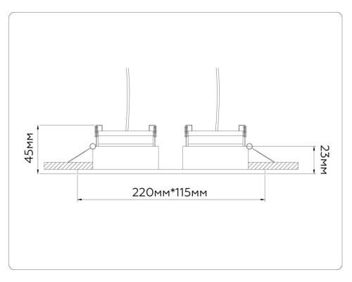 Встраиваемый светильник Ambrella light TECHNO SPOT TN51919