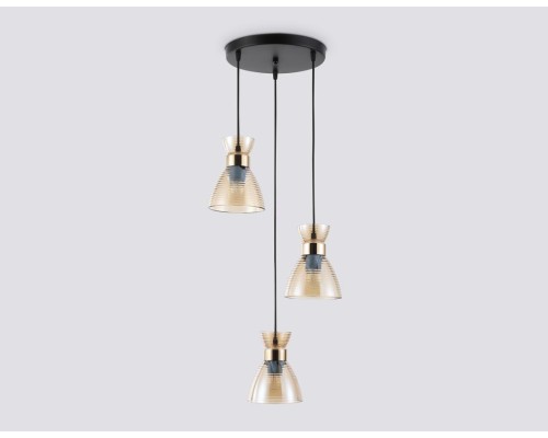 Светильник подвесной со стеклянными плафонами Ambrella light Traditional TR3405