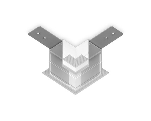 Коннектор L-образный встраиваемый Ambrella Light Track System Magnetic 220V GL1039