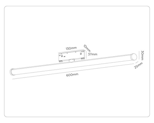 Трековый светильник Ambrella Light TRACK SYSTEM GL2375