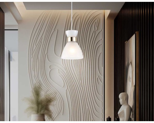 Светильник подвесной со стеклянным плафоном Ambrella light Traditional TR3401