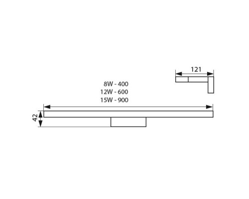 Светильник для зеркал в ванную Kanlux ASTEN LED IP44 12W-NW 26681