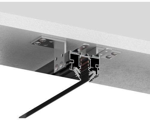 Шинопровод для монтажа в натяжной ПВХ потолок системы крепления Гарпун 2м Ambrella Light TRACK SYSTEM GL1945