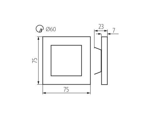 Подсветка для лестницы Kanlux Apus 26538