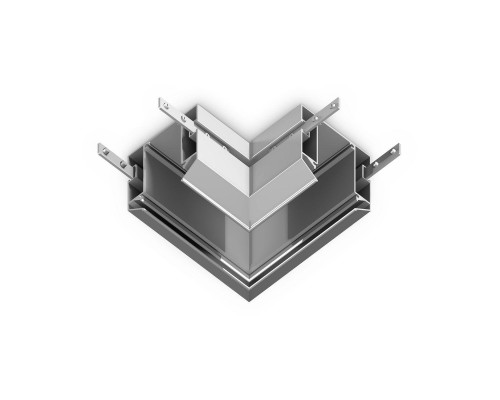 Коннектор L-образный встраиваемый Ambrella Light Track System Magnetic 220V GL1043