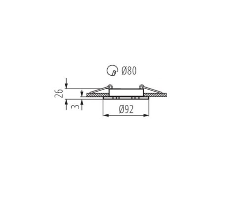 Точечный светильник Kanlux Seidy 19456