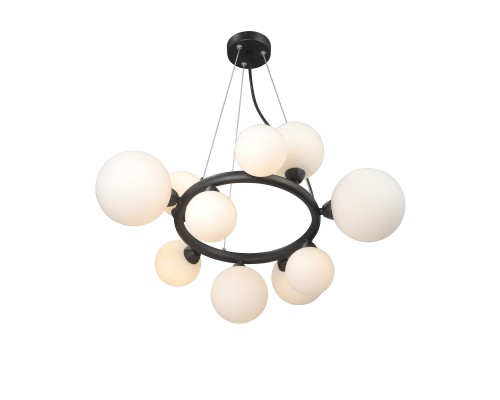 Люстра V2569-1/10S, 10хG9 макс. 13Вт, плафон ПП