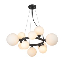 Люстра V2569-1/10S, 10хG9 макс. 13Вт, плафон ПП