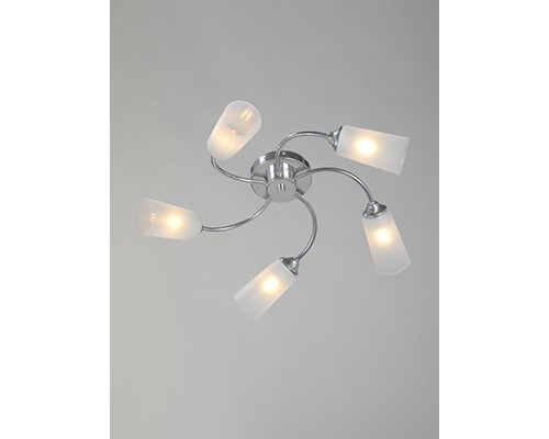 Люстра V2831-9/5PL, 5xE27 макс. 40Вт, плафон ПП