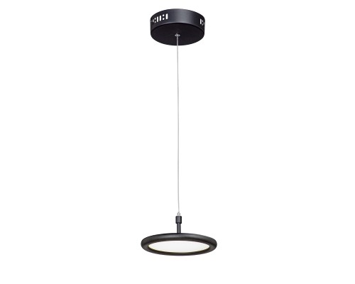 Подвесной светодиодный светильник Vitaluce V4604-1/1S чёрный матовый 10,5 Вт 3800К