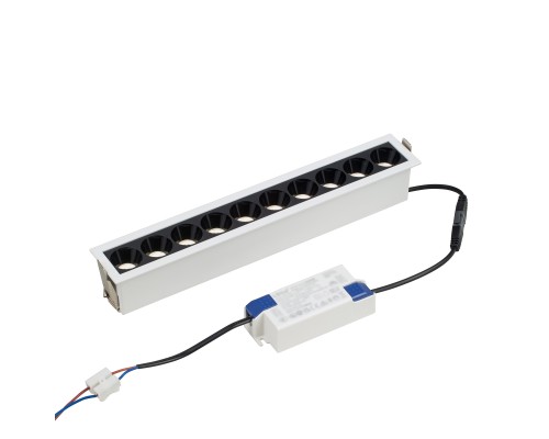 Встраиваемый белый LED светильник с драйвером, 20Вт, 4000К,  24°, 1680лм