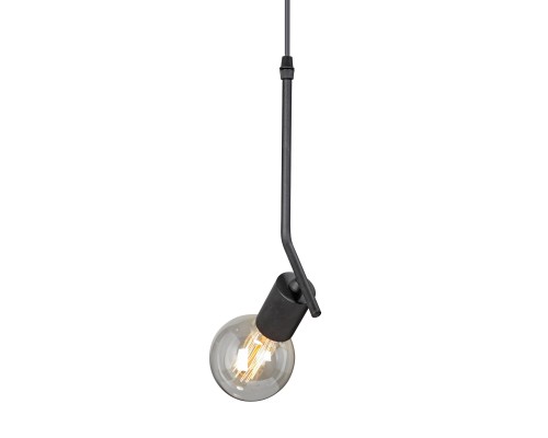 Подвесной светильник лофт Vitaluce V4397-1/1S чёрный матовый