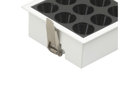 Встраиваемый белый LED светильник с драйвером, 18Вт, 4000К,  24°, 1365лм