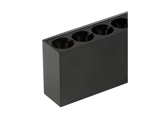 Накладной черный LED светильник с драйвером, 10Вт, 4000К,  36°, 765лм