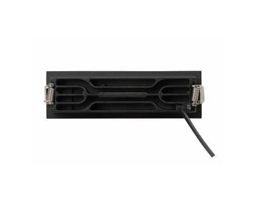 Встраиваемый черный LED светильник с драйвером, линзами, 10Вт, 4000К,  24°, 785лм