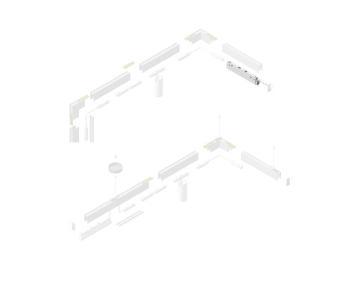 Блок питания 200Вт 48В для магнитного шинопровода, Input AC180-265V Output DC48V, черный, стандарт