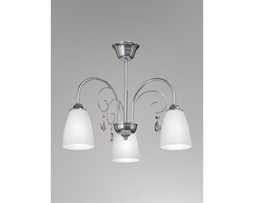 Люстра V3222-9/3PL, 3xE14 макс. 40Вт, плафон ПП