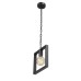 Подвесной светильник Vitaluce V4169-1/1S, 1хE27 макс. 60Вт черный матовый