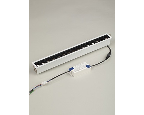 Встраиваемый белый LED светильник с драйвером, 30Вт, 4000К,  24°, 2235лм