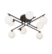 Люстра V2569-1/8PL, 8хG9 макс. 13Вт, плафон ПП