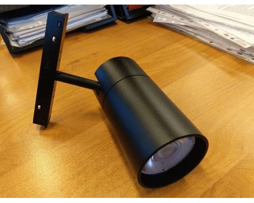 Трековый светильник поворотный магнитный, 12Вт,  48В, CCT 2800 -6600К, H14 W7 L7, черный