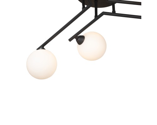 Люстра V2569-1/6PL, 6хG9 макс. 13Вт, плафон ПП