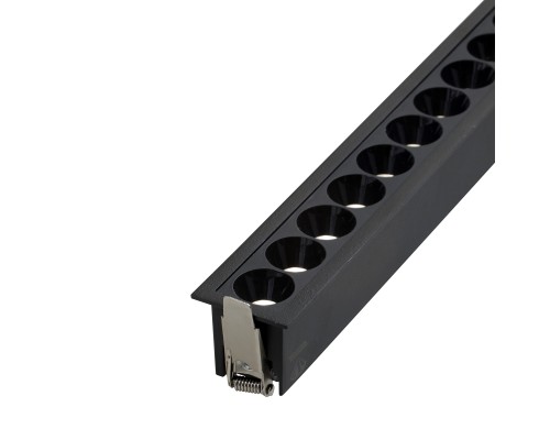 Встраиваемый черный LED светильник с драйвером, 30Вт, 4000К,  24°, 2235лм