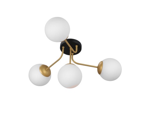 Люстра Vitaluce V3999-8/4PL, 4xE14 макс. 40Вт золото