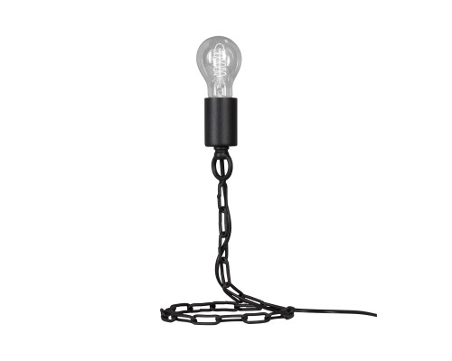 Настольная лампа лофт Vitaluce V4459-1/1L чёрный матовый