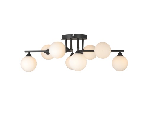 Люстра V2569-1/8PL, 8хG9 макс. 13Вт, плафон ПП