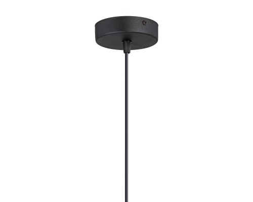 Подвесной светильник Vitaluce V2986-1/1S, 1xE27 макс. 40Вт чёрный матовый