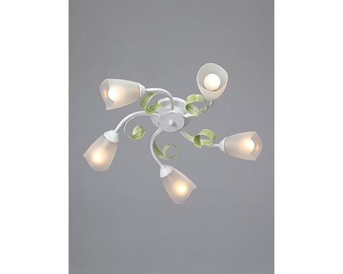 Люстра V3870-0/5PL, 5xE14 макс. 40Вт, плафон ПП