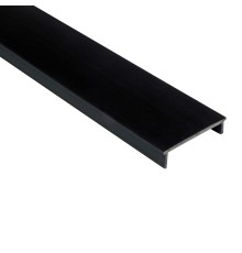 Заглушка пластиковая декоративная L1000мм черная
