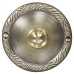 Кнопка звонка Zamel медь (круглая табличка) PDM-231 скрытой установки