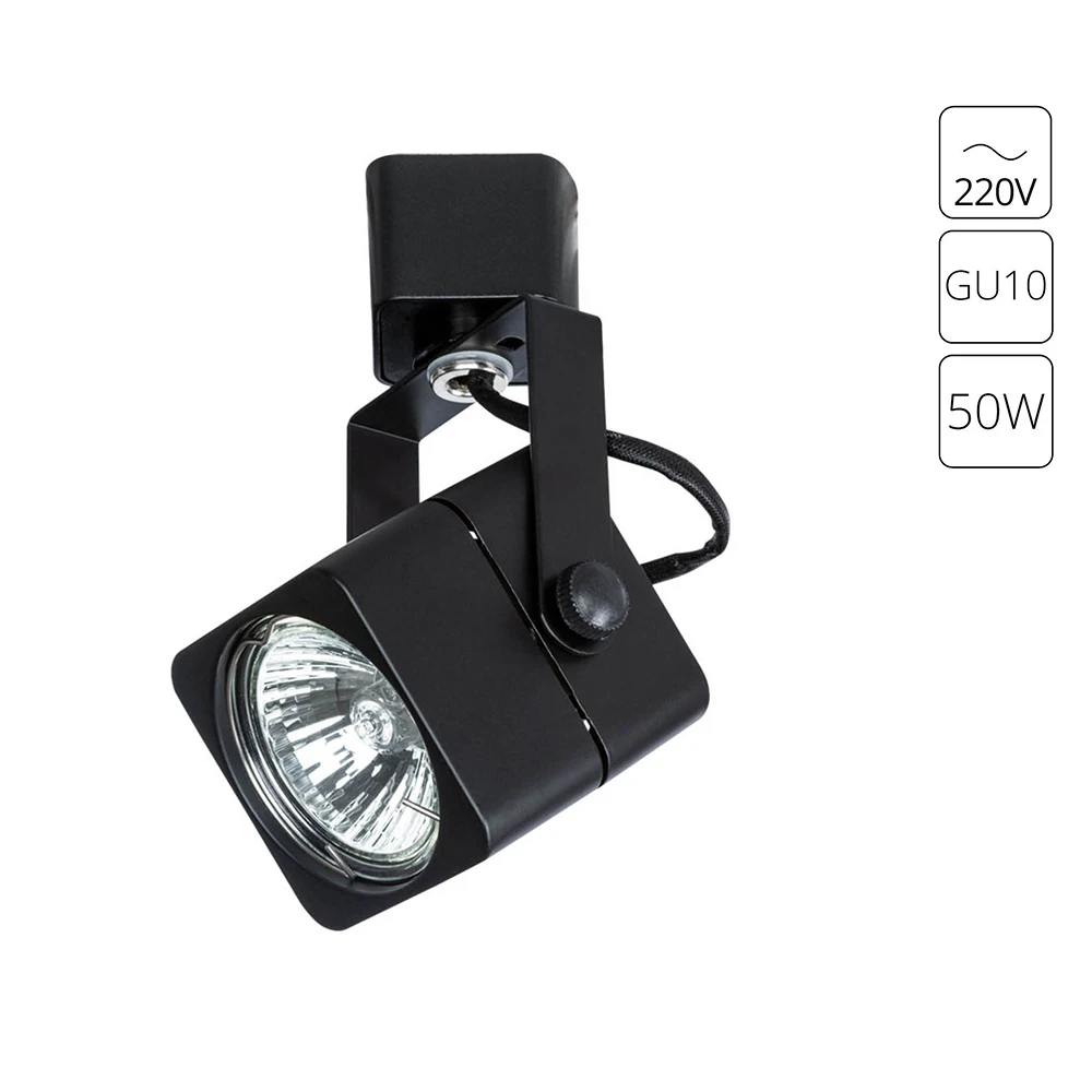 Трековый светильник Arte Lamp LENTE A1314PL-1BK
